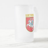 Lietuva (Litouwen) COA Matglas Bierpul (Voorkant rechts)