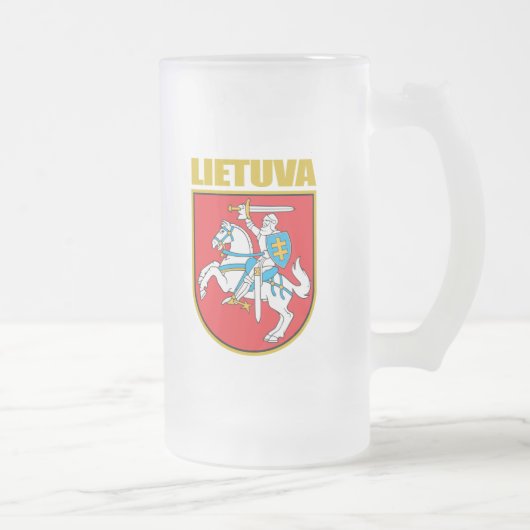 Lietuva (Litouwen) COA Matglas Bierpul (Rechts)
