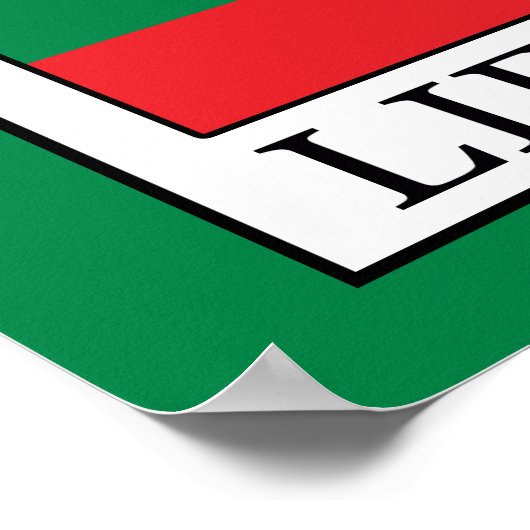 Lietuva Poster (Hoek)