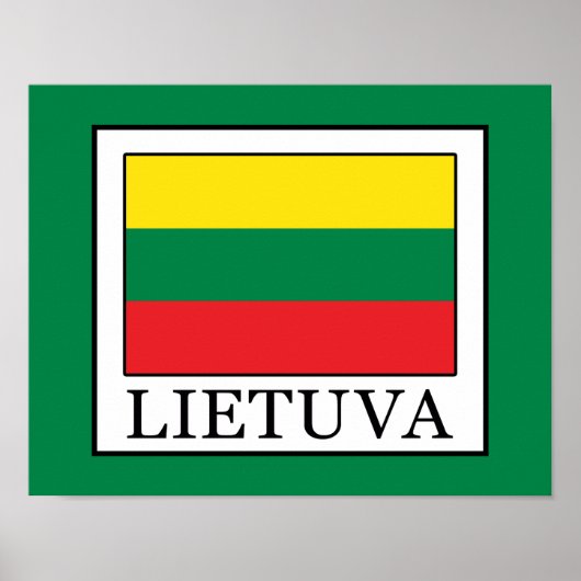 Lietuva Poster (Voorkant)