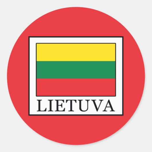 Lietuva Ronde Sticker (Voorkant)