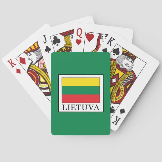 Lietuva Speelkaarten (Achterkant)