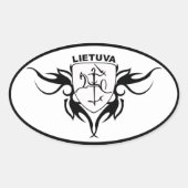 Lietuva Vytis Sticker (Voorkant)