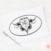 Lietuva Vytis Sticker (Envelop)