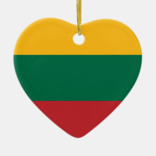 Lietuvos Valstybės Vėliava, Vytis, de Vlag van Keramisch Ornament