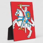 Lietuvos Valstybes Veliava, Vytis, Litouwen vlag Fotoplaat (Zijkant)