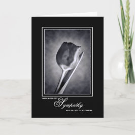 Lieu Flowers Sympathie Memorial Donation Tulip Kaart