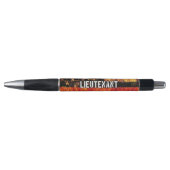 Lieutenant Firefighter Flag Pen (Voorkant)