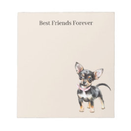 Lieve Aardige Bruine Crème Chihuahua Hond Beste Vr Notitieblok