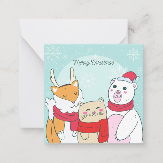 Lieve Adventkalender Notitiekaartje (Voorkant)