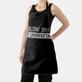 Lieve advocaat, ik betaal je voor deze discussie schort (Insitu)