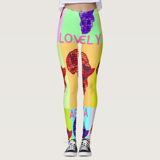 Lieve Afrika Leggings (Voorkant)