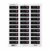 Lieve Afro-Amerikaanse Heks - Halloween Labels (Full Sheet)