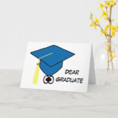 Lieve Afstuderen, Wijsheidswoorden, Wenskaart Kaart (Gele Bloem)