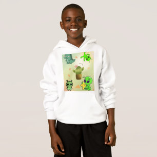 lieve alien&cactus hoodie,Voeg een vleugje kosmisc