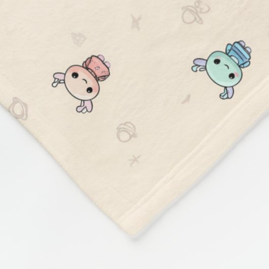 Lieve Alien Fleece Deken (Hoek)
