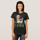 Lieve Alpaca - Lori Naam T-shirt (Voorkant volledig)