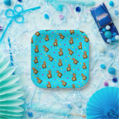 Lieve alpaca papieren bordje (Feest)