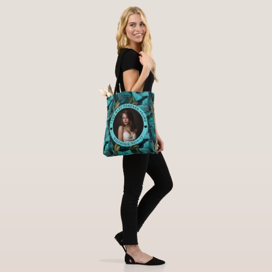 Lieve Amaryllis 30e Verjaardag Boho Tote Bag (Op model)