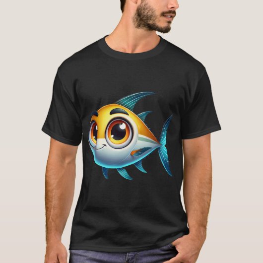 Lieve Amberjack Vis T-shirt (Voorkant)