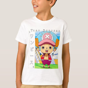 Lieve Anime Rendier Karakter met Rode Medicijn T-shirt