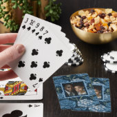 Lieve Anjer Charme Moderne Trouwdag Pokerkaarten (Insitu)