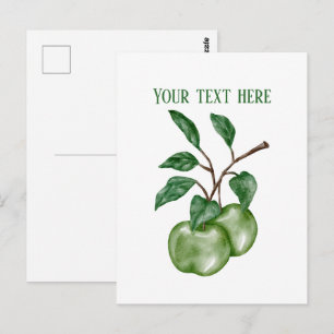 Lieve appelverkopers aanpasbaar briefkaart