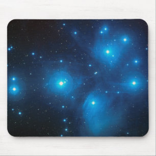 Lieve Aqua Blauwe Constellatie Plejaden Hemels Muismat