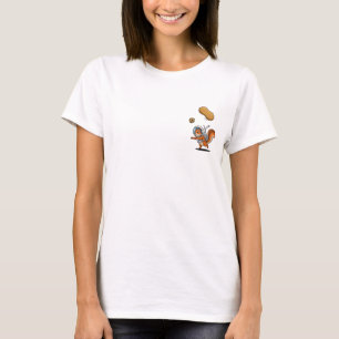 Lieve Astronaut Eekhoorn Jacht op Reusachtige Pind T-shirt