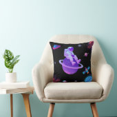 Lieve astronaut op planeet Worpkussen Kussen (Stoel)