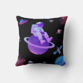 Lieve astronaut op planeet Worpkussen Kussen (Achterkant)