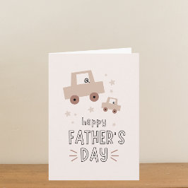 Lieve auto Vaderdag Kaart