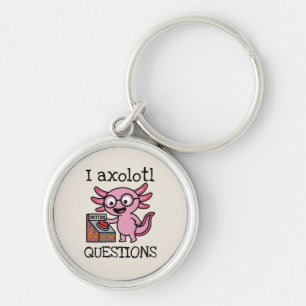 Lieve Axolotl Vragen aztec O nee rode knop Sleutelhanger