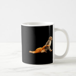Lieve baby aap punch vechter aap meme koffiemok