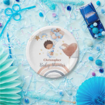 Lieve baby Ballon Afro-Amerikaanse baby shower