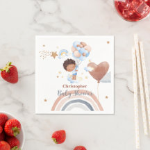 Lieve baby Ballon Afro-Amerikaanse baby shower