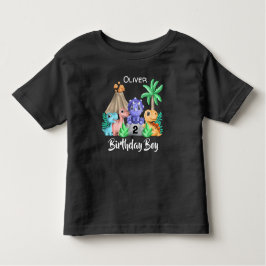 Lieve Baby Dinosauriërs Verjaardag Peuter T-shirt