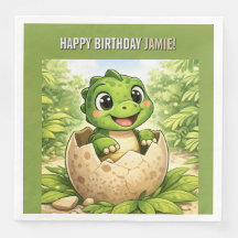 Lieve Baby Dinosaurus Kinderen Verjaardagsfeestje
