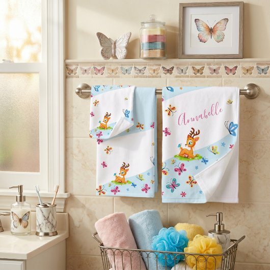 Lieve baby (hert) bad handdoek