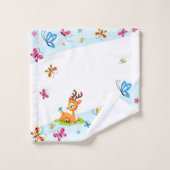 Lieve baby (hert) bad handdoek (Wasdoekje)