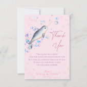 Lieve baby Narwhal en bubbels Bedankkaart (Voorkant)