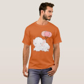 lieve baby olifant grappig t-shirt (Voorkant volledig)