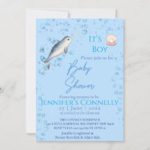 Lieve Baby shower van de baby Narwhal borrelt