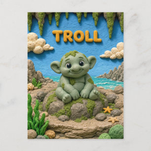 Lieve Baby Troll, Mythisch Briefkaart
