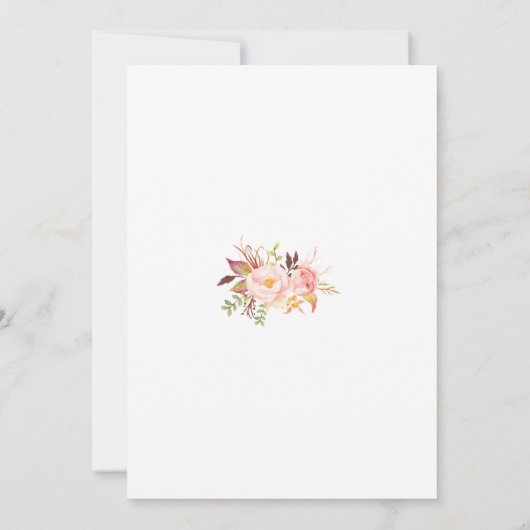 Lieve babysfoto gouden kruis Heilige Communie Bedankkaart (Achterkant)