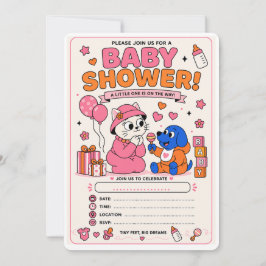lieve babyshowerverzoeking  kaart