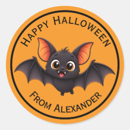 Lieve babyslak Halloween Ronde Sticker
