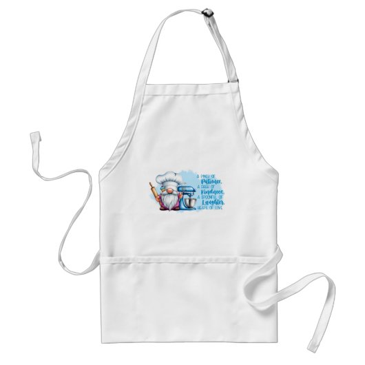 Lieve Bak-Gnome Schort | Grappig Keukencadeau voor (Voorkant)