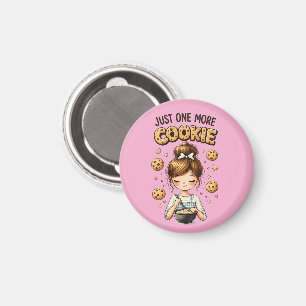 Lieve bakkersmeisje nog maar één koekje magneet