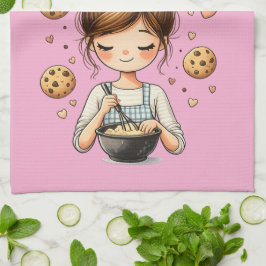Lieve bakkersmeisje nog maar één koekje theedoek